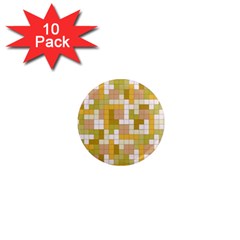 Tetris Camouflage Desert 1  Mini Magnet (10 Pack)  by jumpercat