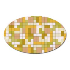 Tetris Camouflage Desert Oval Magnet by jumpercat