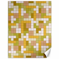 Tetris Camouflage Desert Canvas 36  X 48   by jumpercat