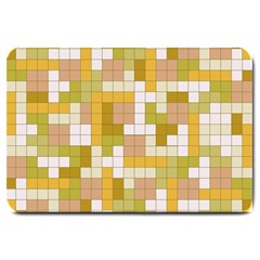 Tetris Camouflage Desert Large Doormat  by jumpercat