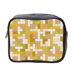 Tetris Camouflage Desert Mini Toiletries Bag 2-side by jumpercat