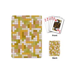 Tetris Camouflage Desert Playing Cards (mini) 