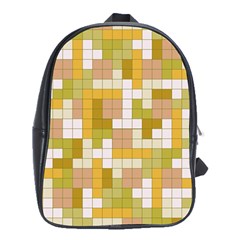 Tetris Camouflage Desert School Bag (xl) by jumpercat