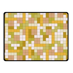 Tetris Camouflage Desert Double Sided Fleece Blanket (small)  by jumpercat