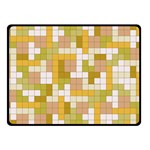 Tetris Camouflage Desert Double Sided Fleece Blanket (Small)  45 x34  Blanket Back