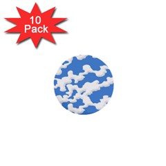 Cloud Lines 1  Mini Buttons (10 Pack)  by jumpercat