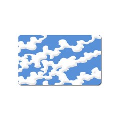 Cloud Lines Magnet (name Card) by jumpercat