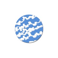 Cloud Lines Golf Ball Marker by jumpercat