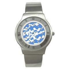 Cloud Lines Stainless Steel Watch