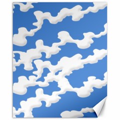 Cloud Lines Canvas 16  X 20  