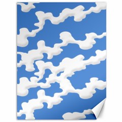 Cloud Lines Canvas 36  X 48   by jumpercat