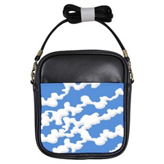 Cloud Lines Girls Sling Bags