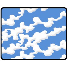 Cloud Lines Fleece Blanket (medium) 