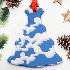 Cloud Lines Ornament (christmas Tree) 