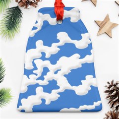 Cloud Lines Bell Ornament (two Sides)