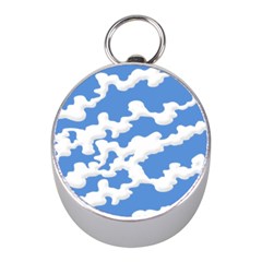 Cloud Lines Mini Silver Compasses by jumpercat