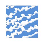 Cloud Lines Small Satin Scarf (Square) Front