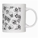 A Lot Of Skulls White White Mugs Right