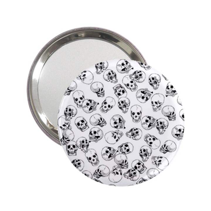 A Lot Of Skulls White 2.25  Handbag Mirrors