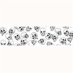 A Lot Of Skulls White Large Bar Mats