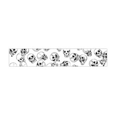 A Lot Of Skulls White Flano Scarf (mini) by jumpercat