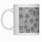 A Lot Of Skulls Grey White Mugs Left