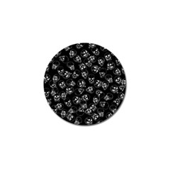 A Lot Of Skulls Black Golf Ball Marker by jumpercat