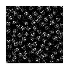 A Lot Of Skulls Black Face Towel by jumpercat