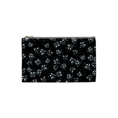 A Lot Of Skulls Black Cosmetic Bag (small)  by jumpercat