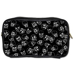 A Lot Of Skulls Black Toiletries Bags 2-side