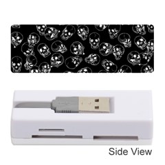 A Lot Of Skulls Black Memory Card Reader (stick)  by jumpercat