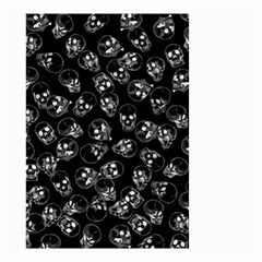 A Lot Of Skulls Black Small Garden Flag (two Sides) by jumpercat