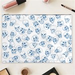 A Lot Of Skulls Blue Cosmetic Bag (XXL)  Front