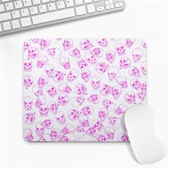 A Lot Of Skulls Pink Large Mousepads by jumpercat