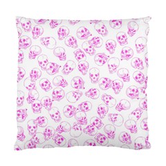 A Lot Of Skulls Pink Standard Cushion Case (two Sides) by jumpercat