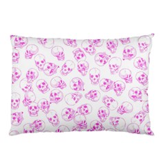 A Lot Of Skulls Pink Pillow Case by jumpercat