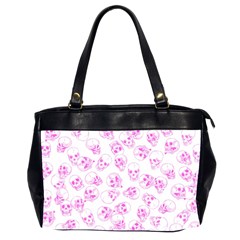 A Lot Of Skulls Pink Office Handbags (2 Sides)  by jumpercat