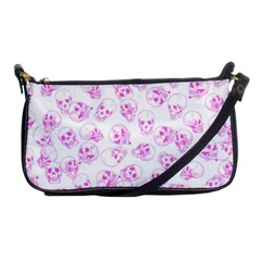 A Lot Of Skulls Pink Shoulder Clutch Bags by jumpercat