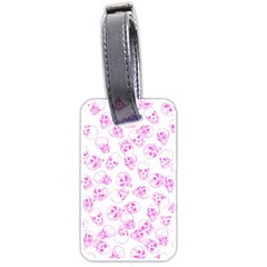 A Lot Of Skulls Pink Luggage Tags (two Sides) by jumpercat