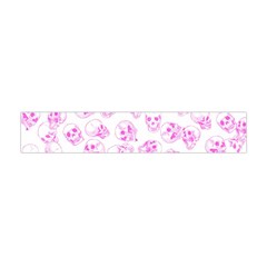 A Lot Of Skulls Pink Flano Scarf (mini) by jumpercat