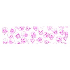 A Lot Of Skulls Pink Satin Scarf (oblong) by jumpercat