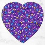 Retro Wave 1 Jigsaw Puzzle (Heart) Front