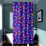 Retro Wave 1 Shower Curtain 36  x 72  (Stall)  Curtain(36 X72 ) - 33.26 x66.24  Curtain(36 X72 )