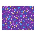 Retro Wave 1 Double Sided Flano Blanket (Mini)  35 x27  Blanket Front