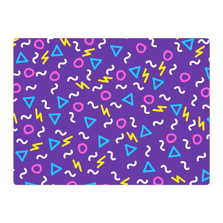 Retro Wave 1 Double Sided Flano Blanket (Mini) 