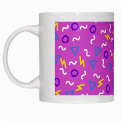 Retro Wave 2 White Mugs