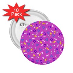 Retro Wave 2 2 25  Buttons (10 Pack) 