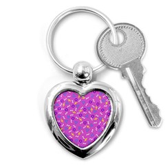 Retro Wave 2 Key Chains (heart) 