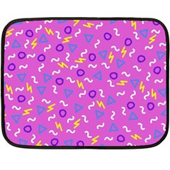 Retro Wave 2 Double Sided Fleece Blanket (mini)  by jumpercat