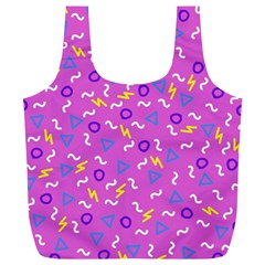 Retro Wave 2 Full Print Recycle Bags (L) 